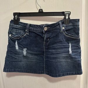 Short Jean Mini Skirt